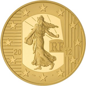 Piece Or Semeuse 50 Euros 2012