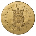 Pièce Philippe Auguste (Philippe II) 50 Euros Or