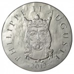 Pièce Philippe II Auguste 10 Euros Argent